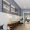 lounge with colorful decor